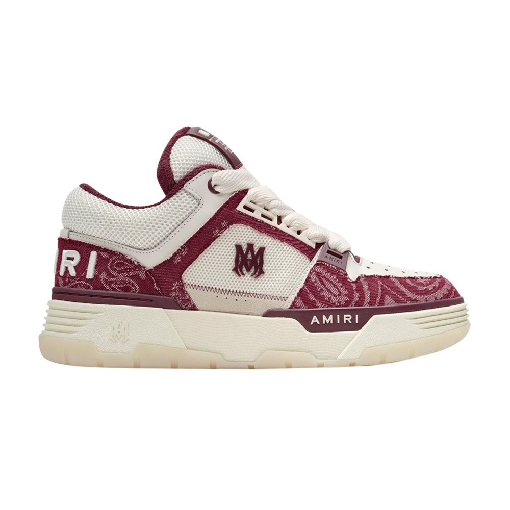 Amiri Amiri MA-1 'Bandana Denim - Burgundy' | Red | Men's Size 45