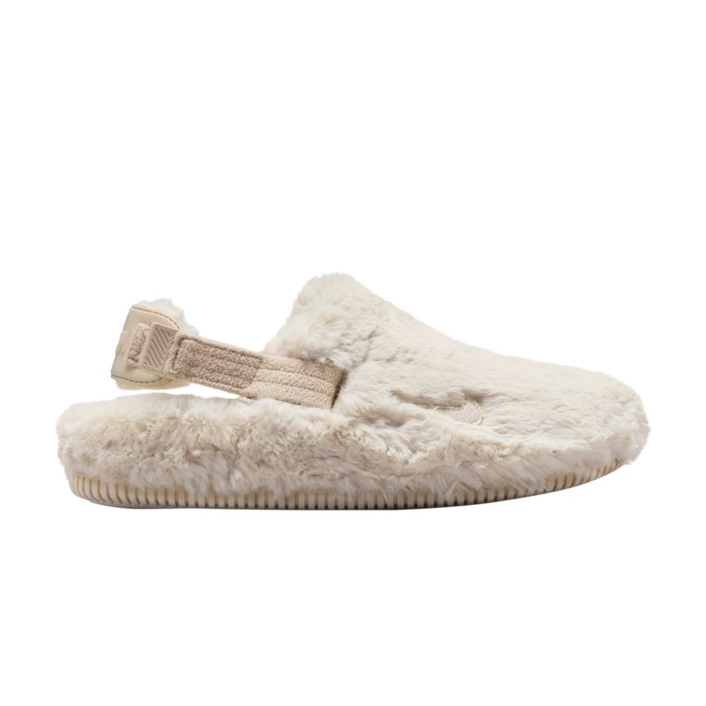 Nike Wmns Calm Mule SE 'Sanddrift Fur' | Cream | Women's Size 15
