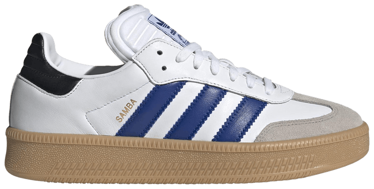 ◆adidas◆ Samba XLG White Blue IE9182 Buy Samba XLG 'White Royal Blue Gum' - IE9182 | GOAT