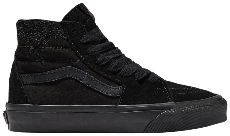 Sepatu vans sk8 full black best sale