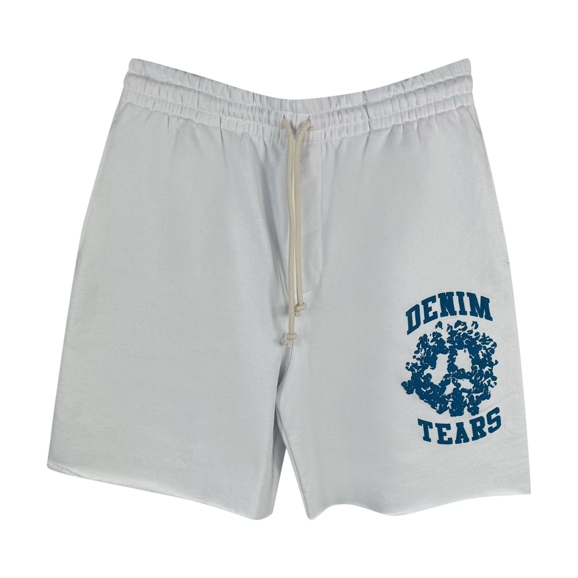 Pre-owned Denim Tears Denim University Sweat Shorts 'white'
