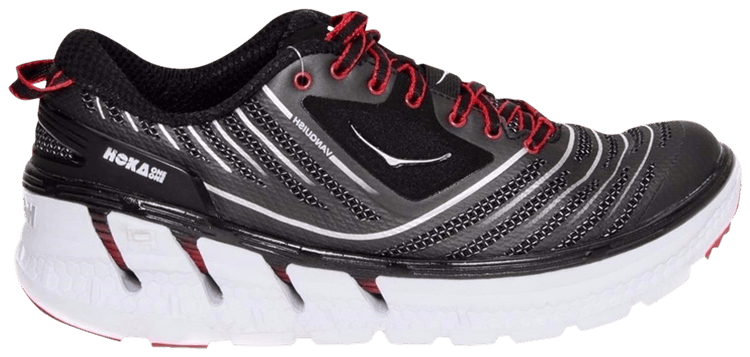 HOKA Vanquish Black True Red
