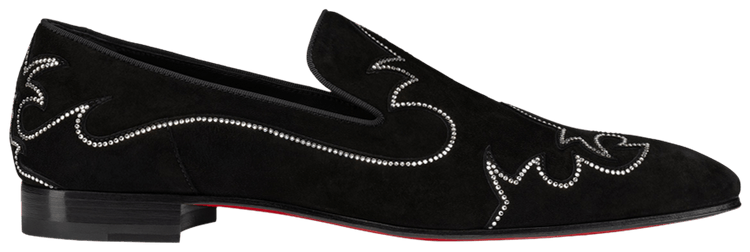 Christian Louboutin Dandysiago Loafer Black Strass