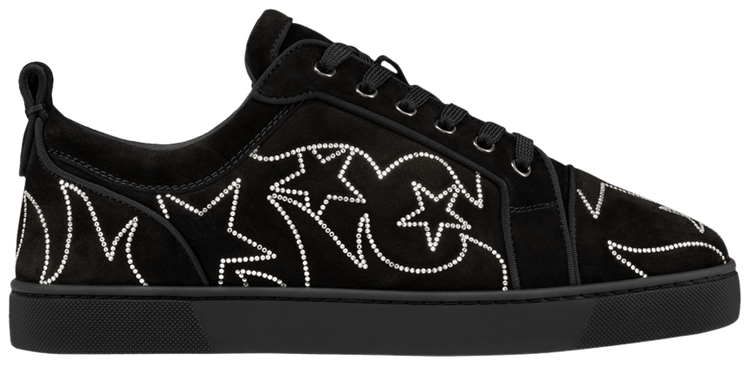 Louboutin black strass on sale