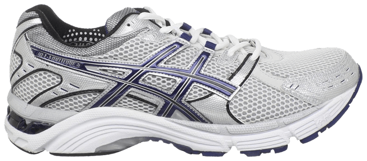 Asics Gel Fortitude 5 4E Wide White Navy Lightning