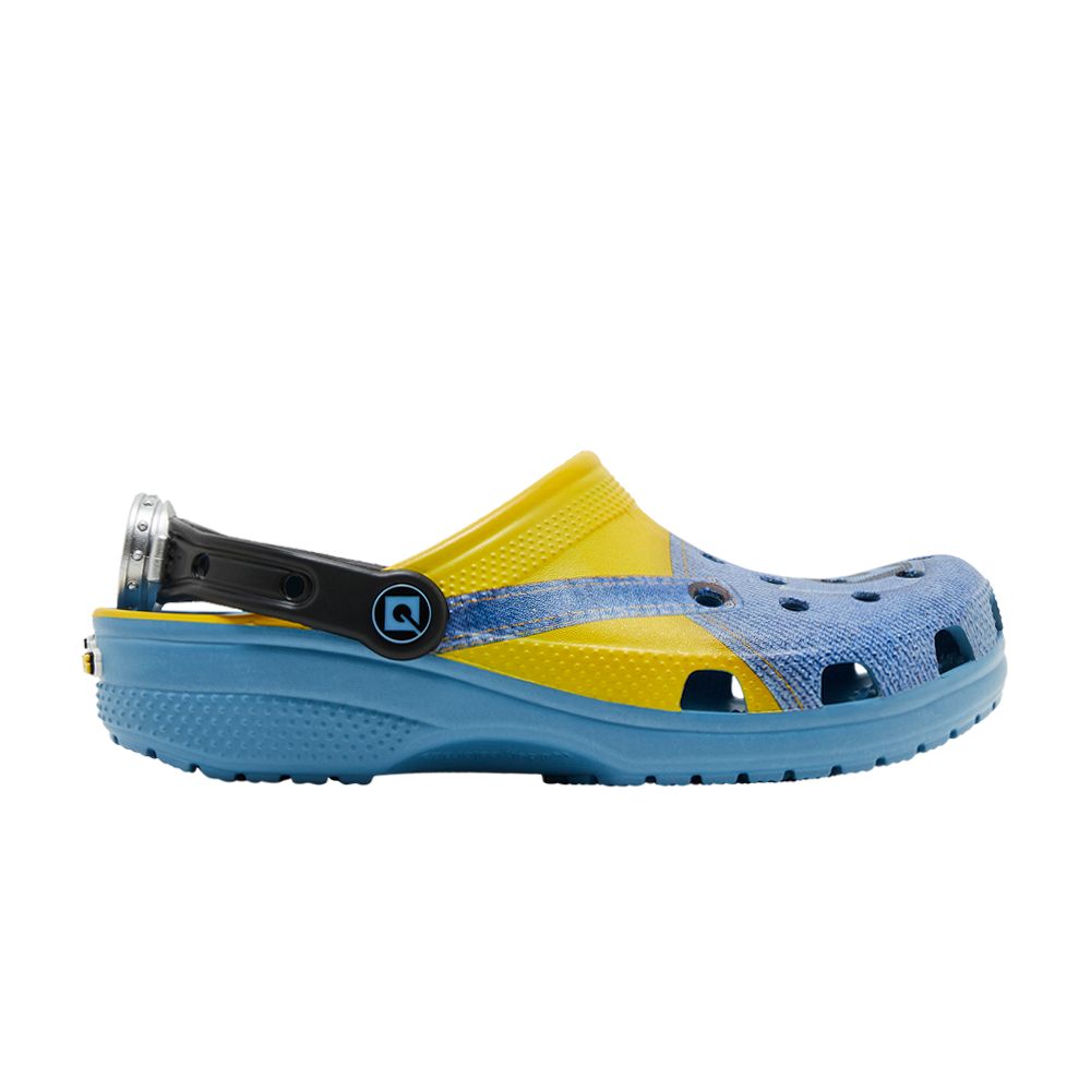 Pre-owned Crocs Despicable Me X  Classic Clog Kids 'minions' | Blue | Kid's Size 2