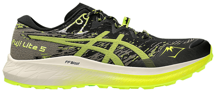 Asics Fuji Lite 5 Black Safety Yellow