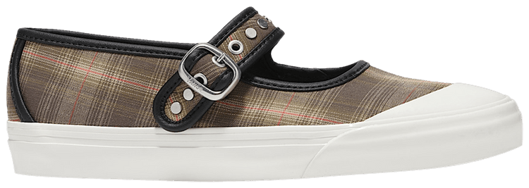 Vans Premium Mary Jane Pro Prep Plaid Pack   Olive Green
