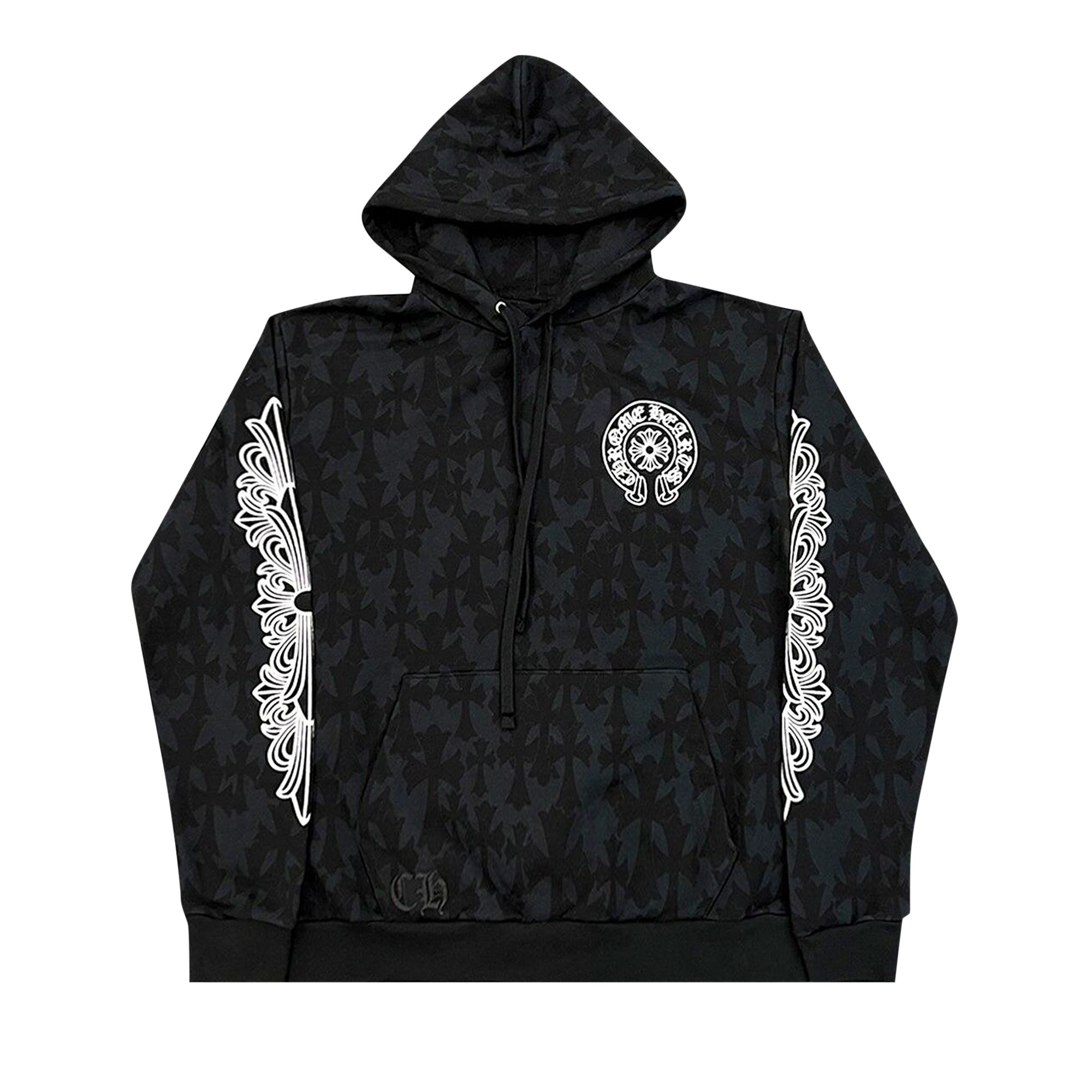 Chrome Hearts Cemetery Print Hoodie 'Black' | Men's Size L