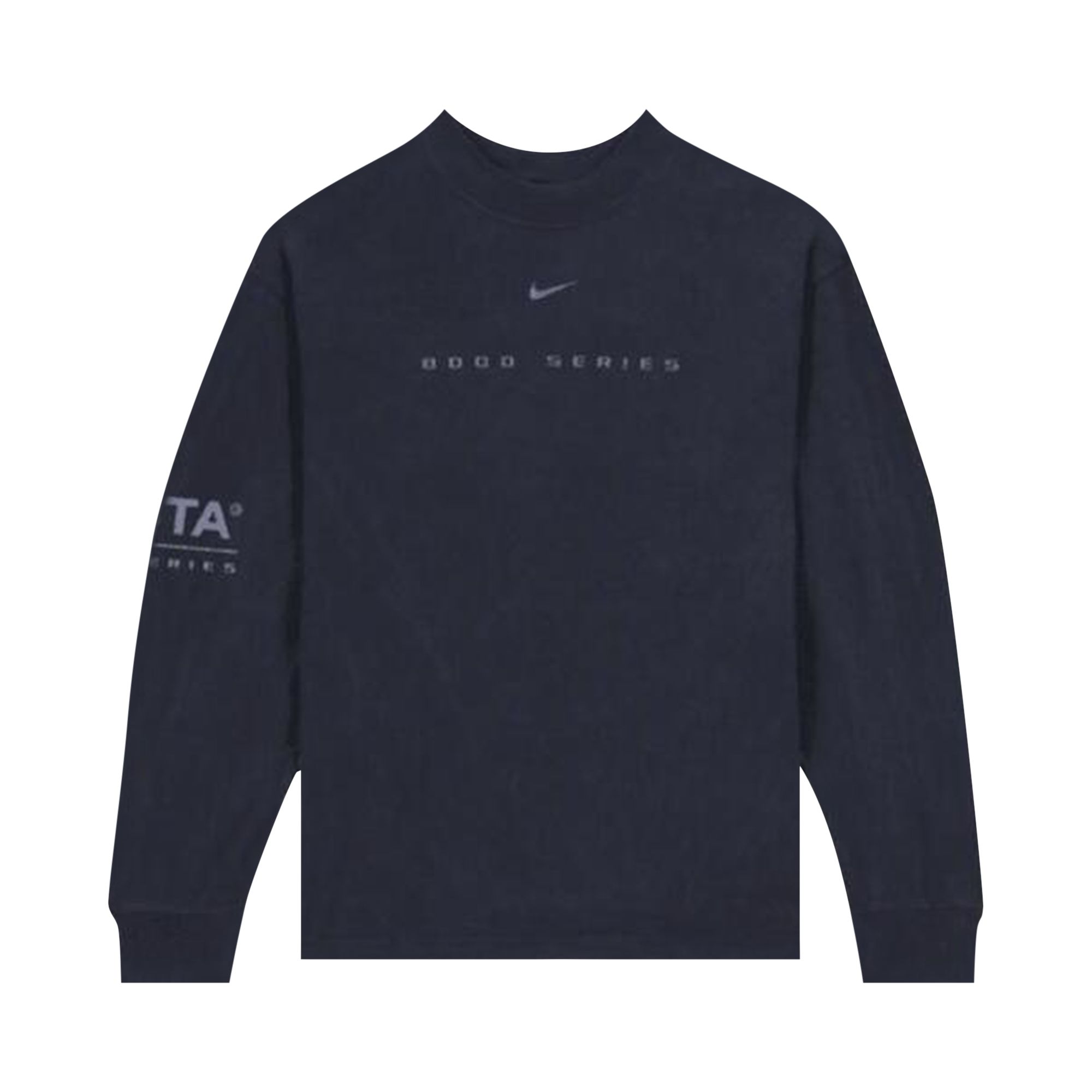 Nike x NOCTA NRG Long-Sleeve Mock Neck T-Shirt (Asia Sizing) 'Dark Obsidian' | Grey | Men's Size M