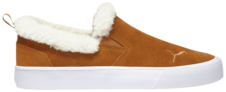 Puma Wmns Bari Comfort Slip On Sherpa   Desert Tan
