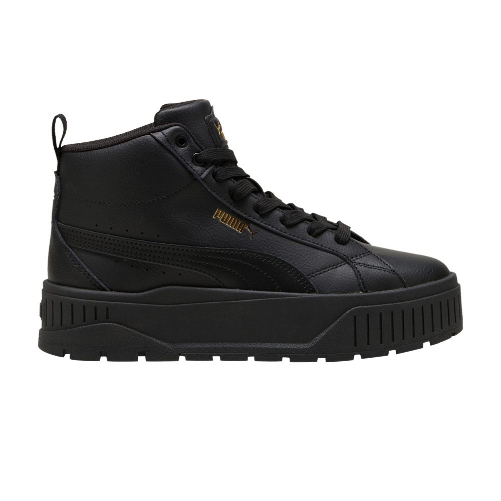 Pre-owned Puma Wmns Karmen 2 Mid 'black Gold'