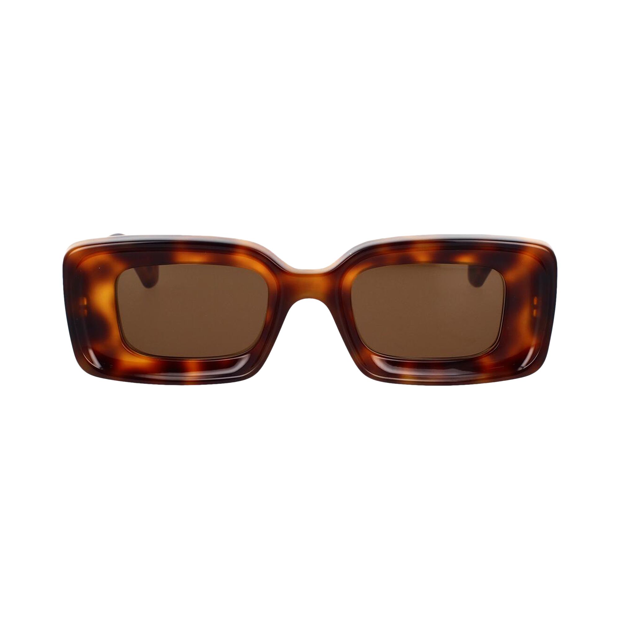 Loewe Chunky Anagram Sunglasses 'Dark Havana/Brown' | Women's Size Onesize