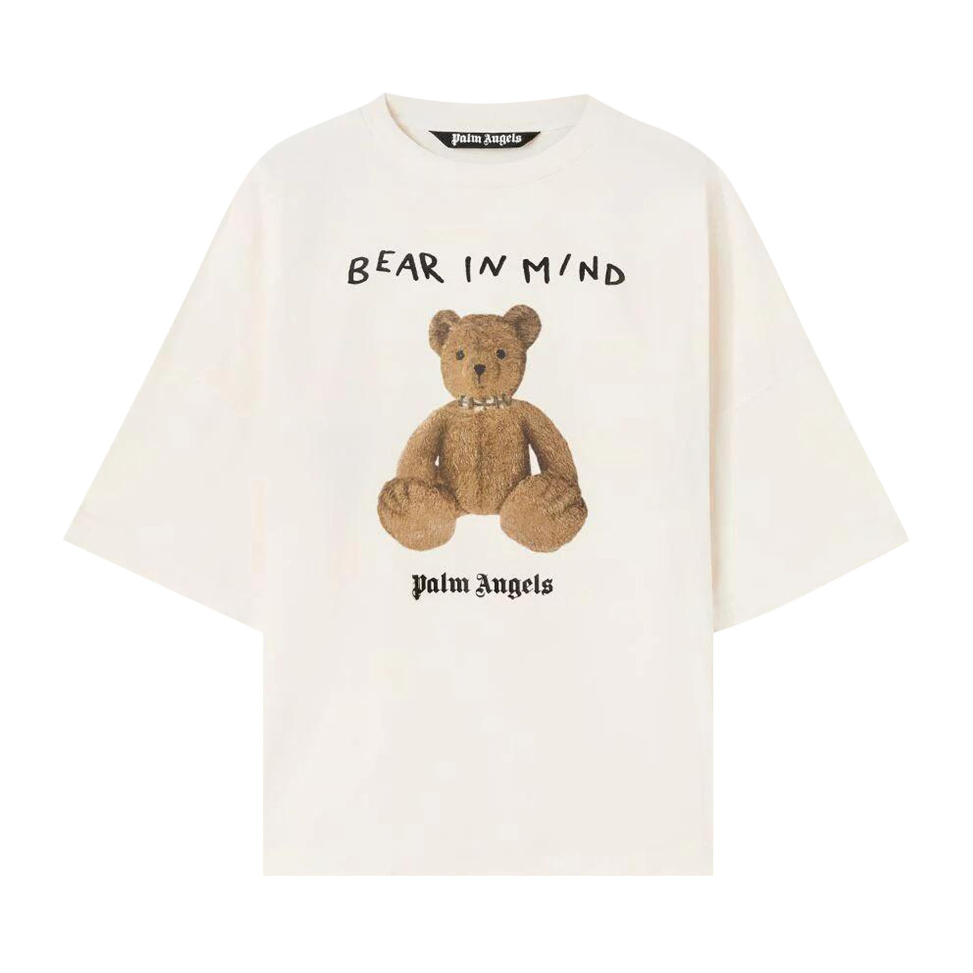 Palm Angels Bear In Mind Over Tee 'Off White/Brown' | Cream | Men's Size S