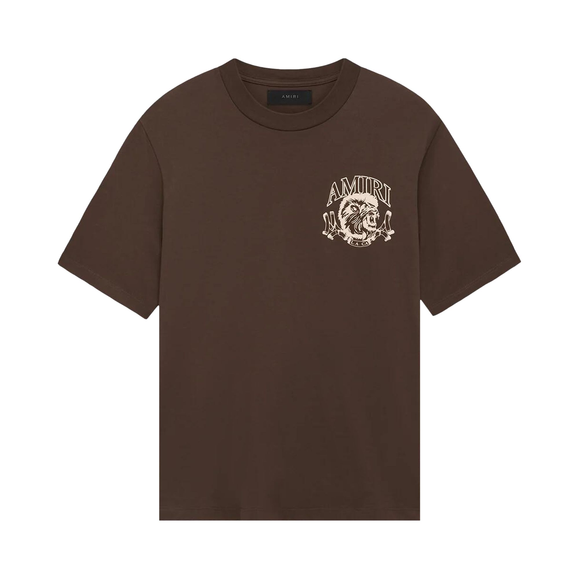 Pre-owned Amiri Lion Outline Tee 'dark Brown' | Men's Size Xxl