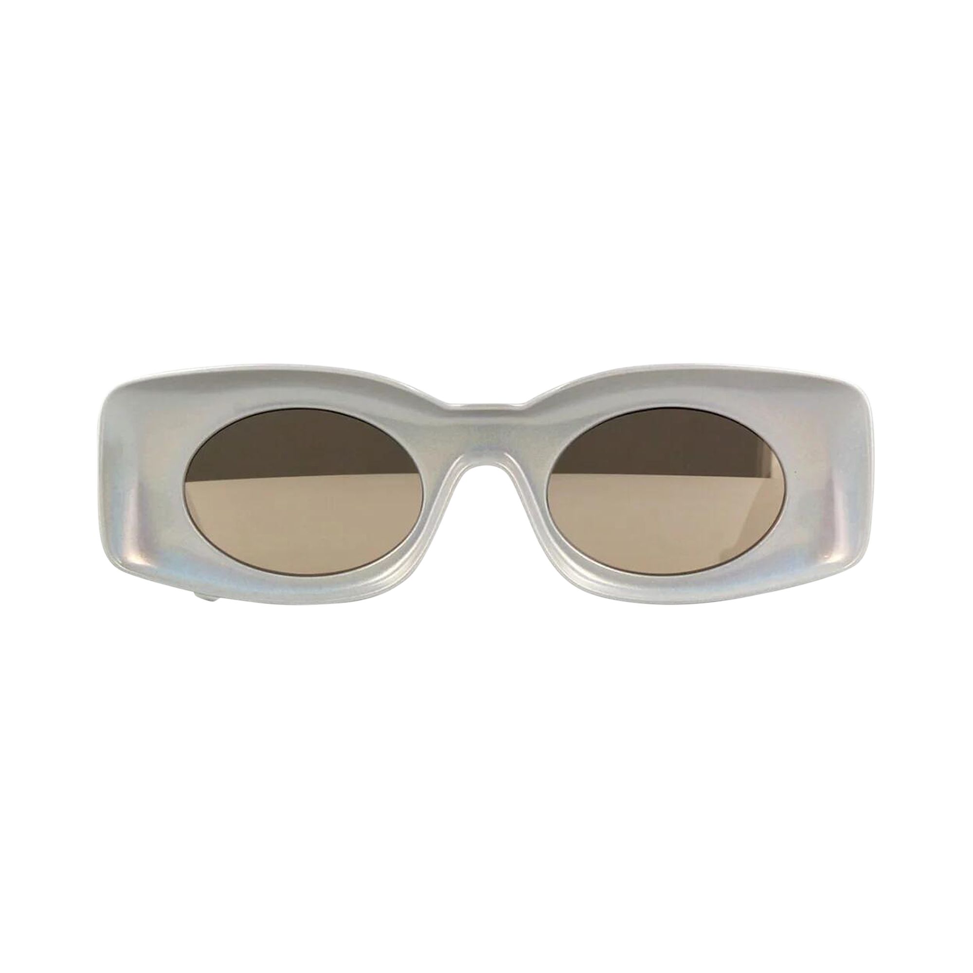 Loewe Paula's Ibiza Rectangular Sunglasses 'White/Blue' | Men's Size 49