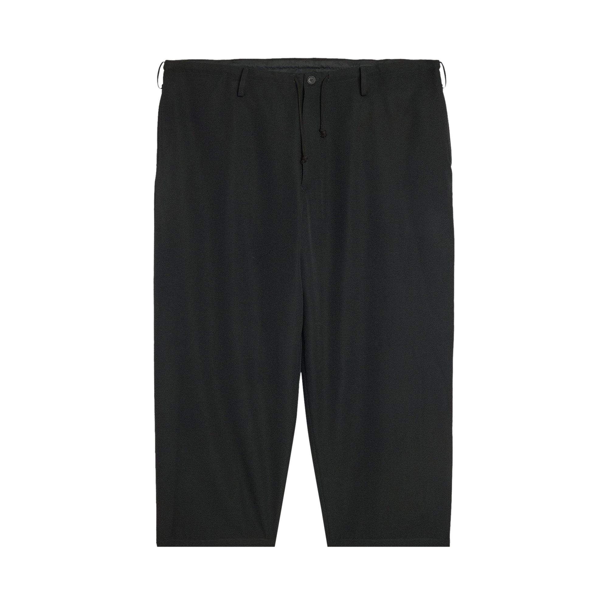 Pre-owned Yohji Yamamoto Pour Homme Army Gabardine String Pant 'black' | Men's Size 1