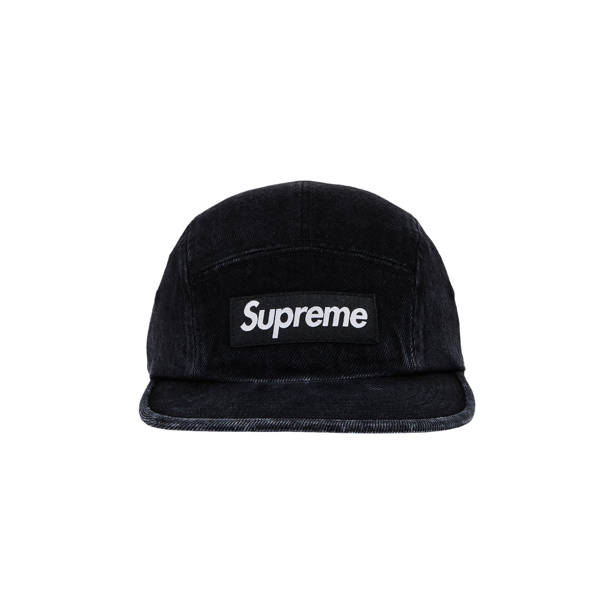 Pre-owned Supreme Denim Camp Cap 'black' | Men's Size Onesize
