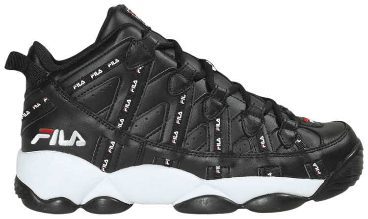 Fila Stackhouse Spaghetti Repeat Black White Red