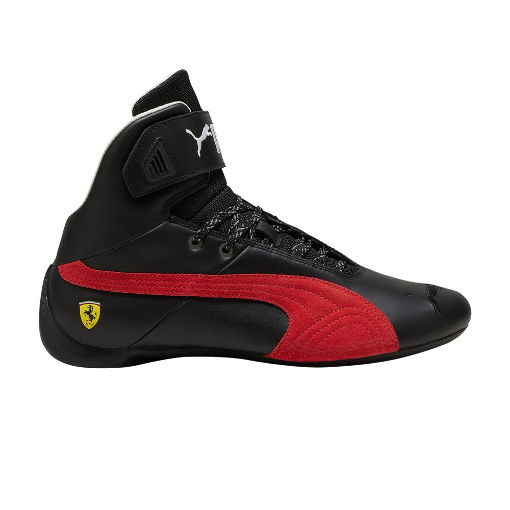 Pre-owned Puma Scuderia Ferrari X Future Cat Mid 'black Rosso Corsa'