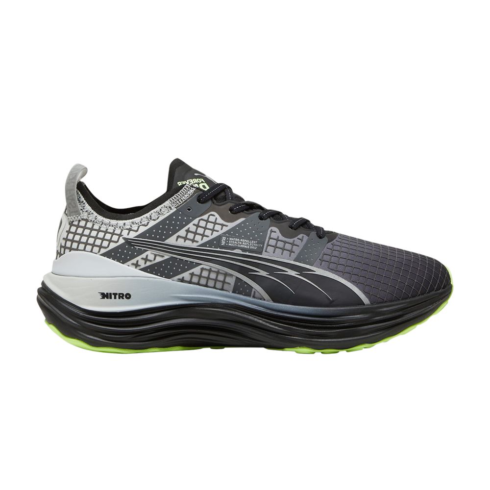 Puma ForeverRun Nitro 'Water Repellent - Black Fizzy Apple' | Men's Size 11