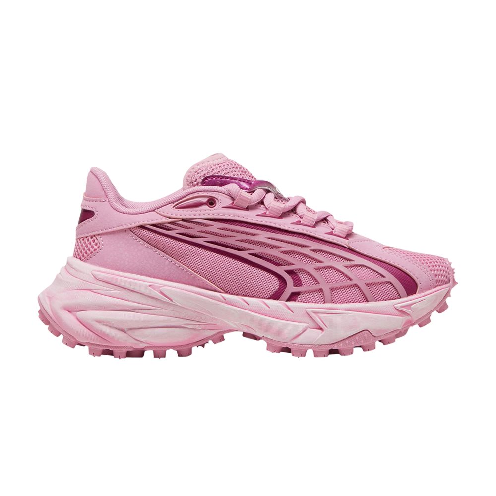 Pre-owned Puma Spirex Big Kid 'mystery Garden' | Pink | Kid's Size 7