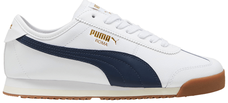 Puma Roma 68 Revival   White Club Navy