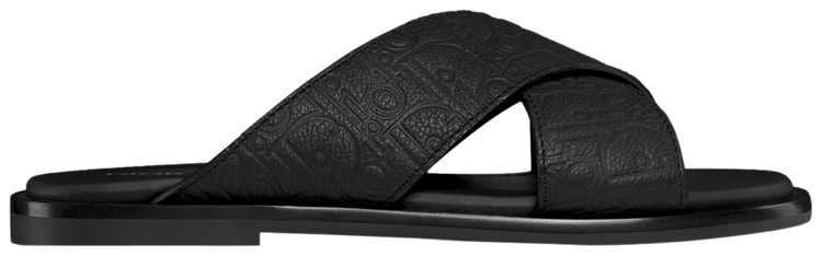 Dior Alias Sandal Dior Oblique   Black