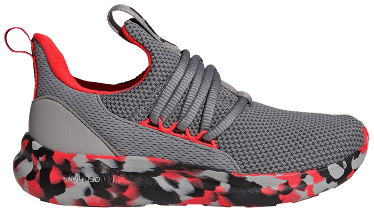 Adidas Lite Racer Adapt 70 K Grey Solar Red Marbled