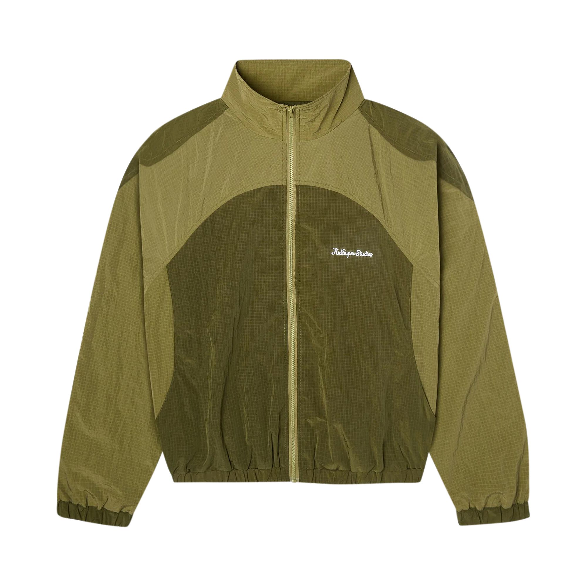 KidSuper Ripstop Windbreaker Jacket 'Green' | Men's Size M