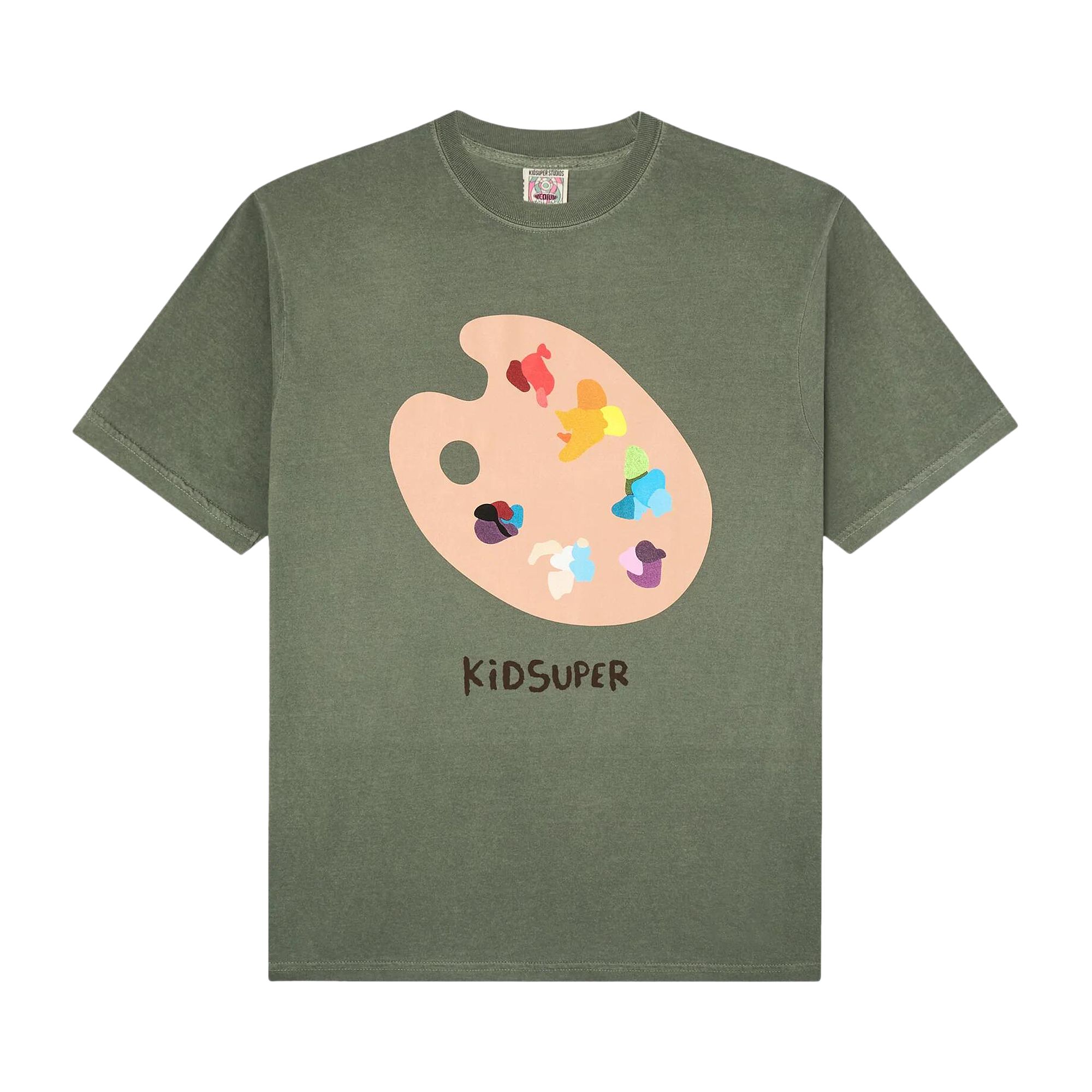 KidSuper Paint Pallate Tee 'Green' | Men's Size XL