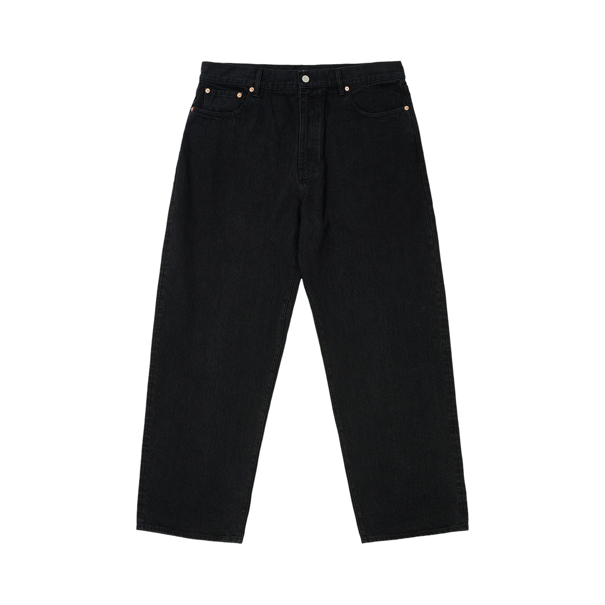 Pre-owned Palace El Script P90 Baggy Jean 'black' | Men's Size 34