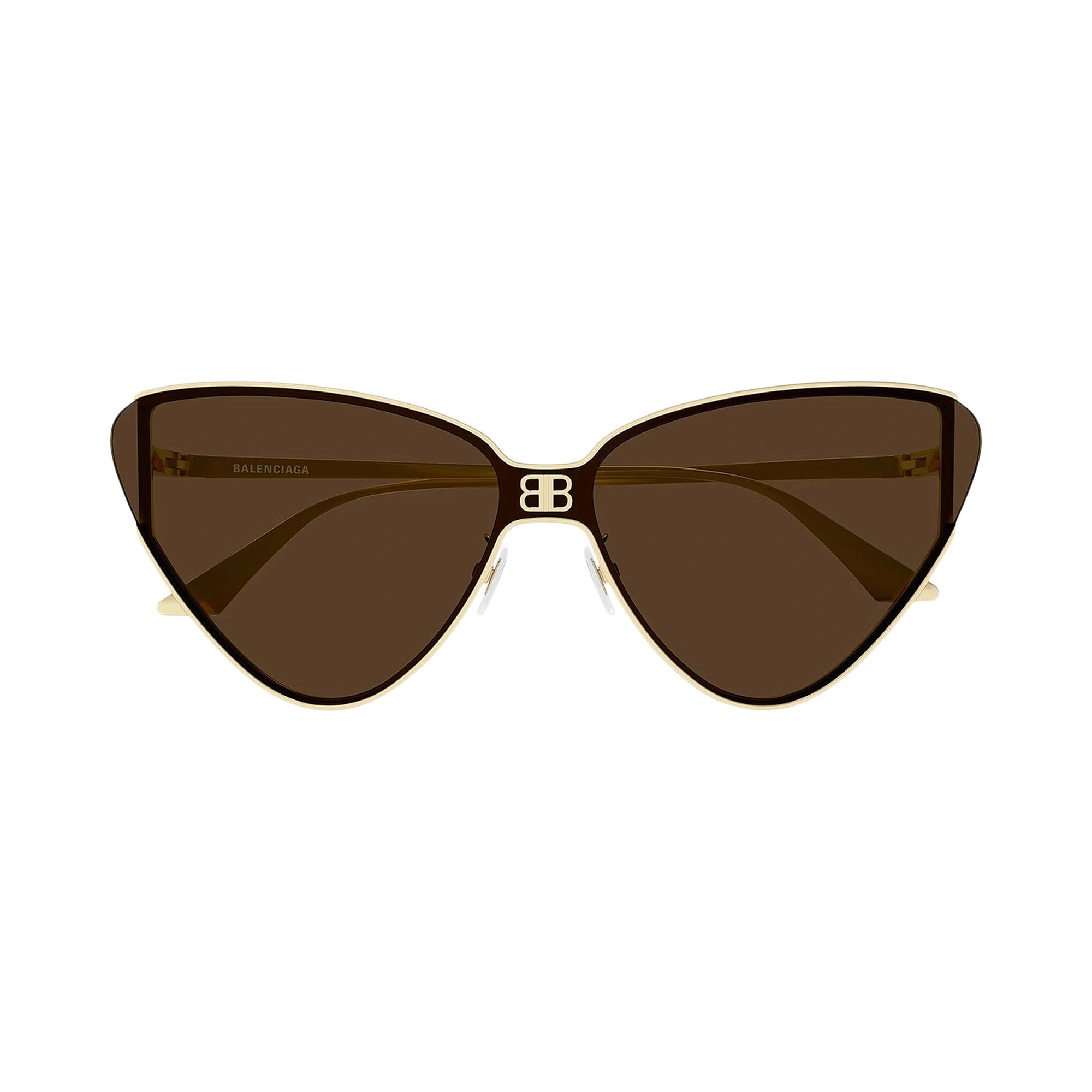 Balenciaga Cat Eye Sunglasses 'Gold/Brown' | Women's Size Onesize