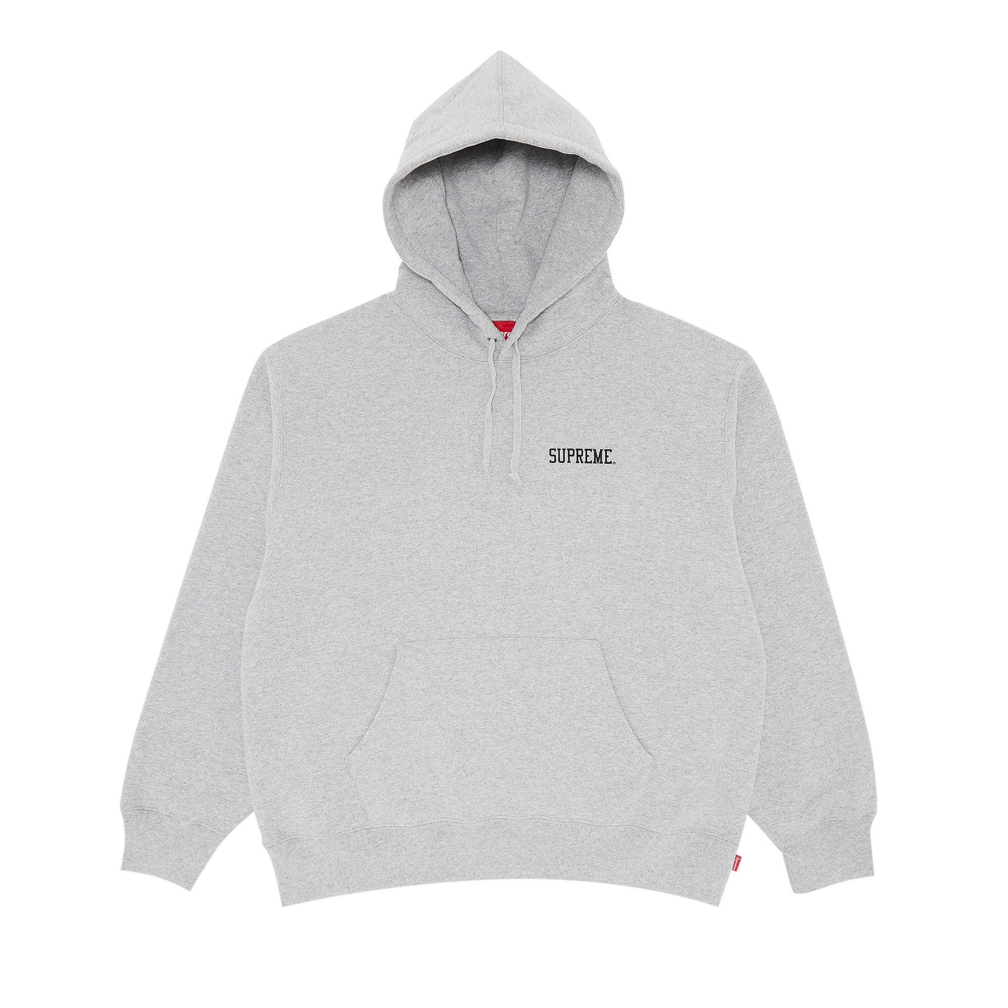 Pre-owned Supreme Anarchy Hooded Sweatshirt 'heather Grey'