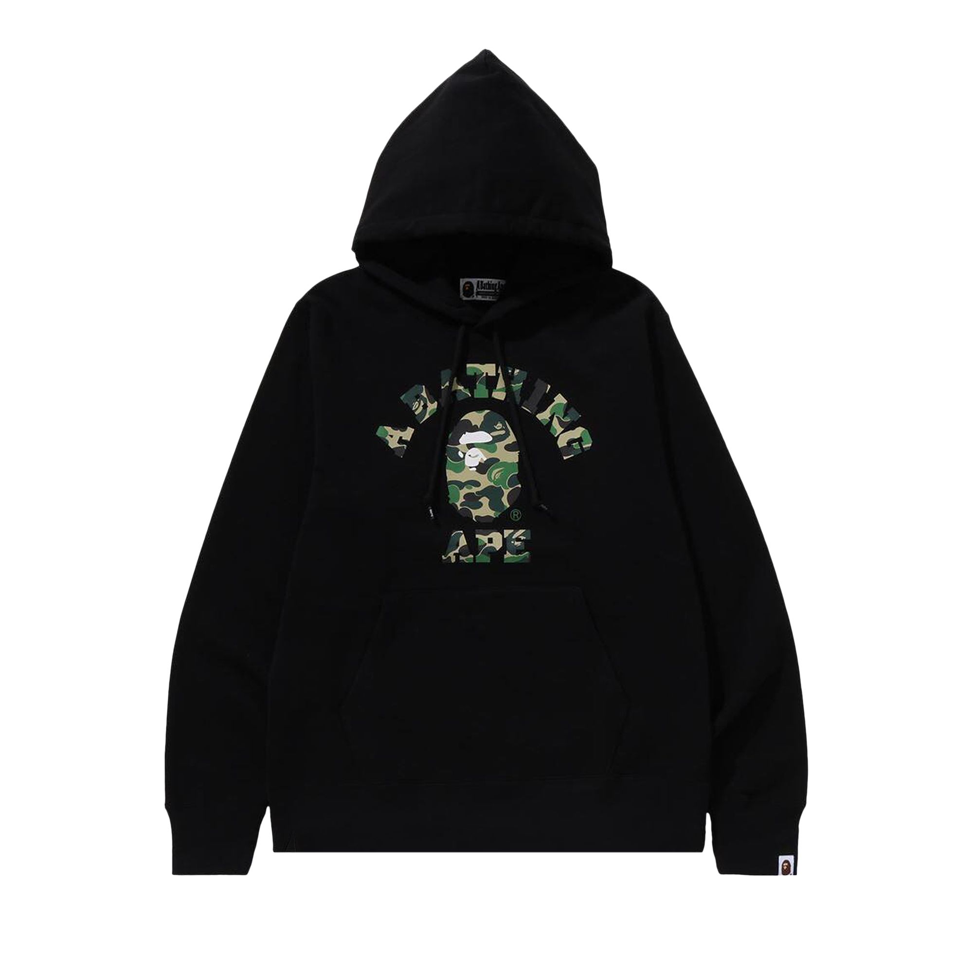 BAPE ABC Camo College Pullover Hoodie 'Black' | Men's Size 2XL