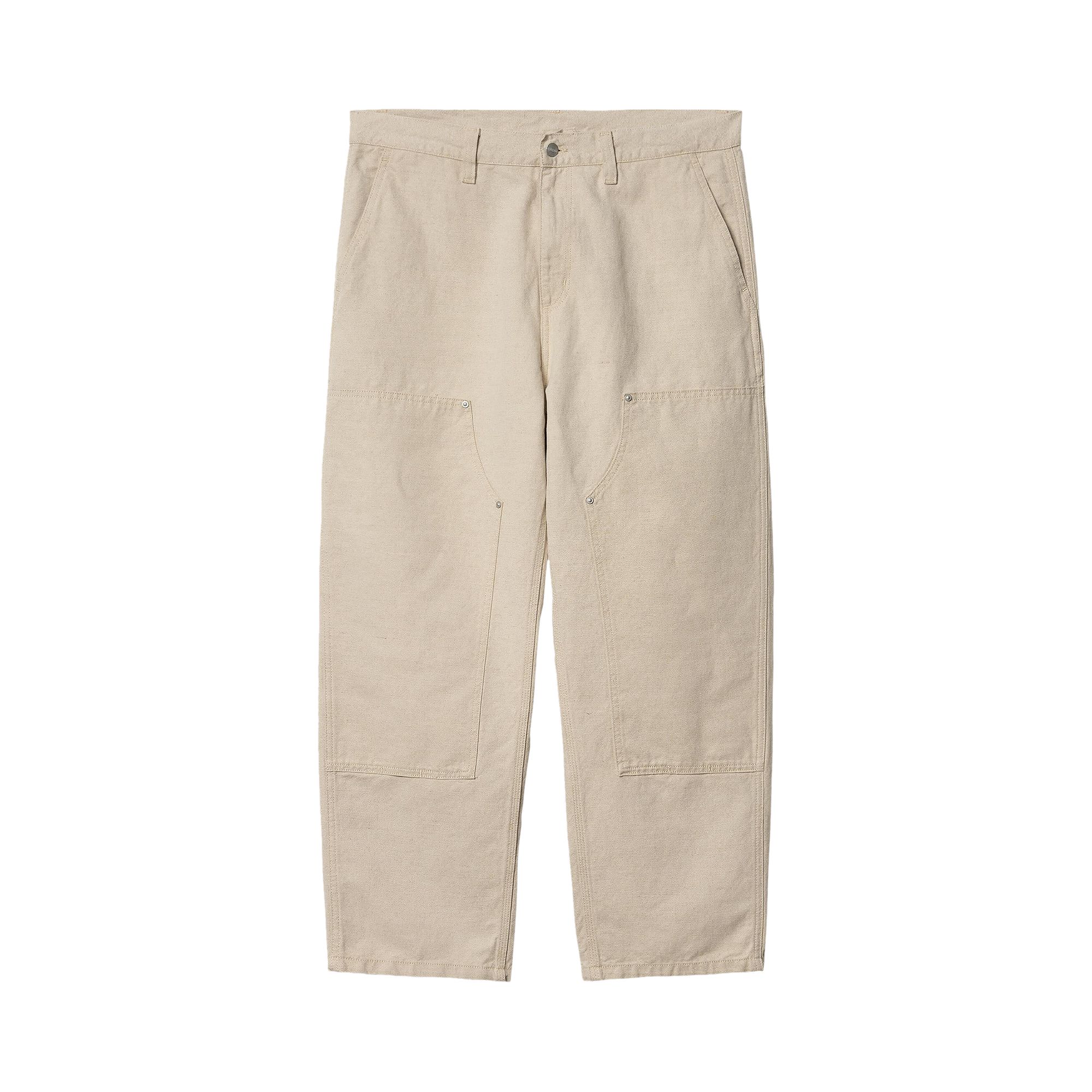Carhartt WIP Walter Double Knee Pant 'Natural (Rinsed)' | Tan | Men's Size M