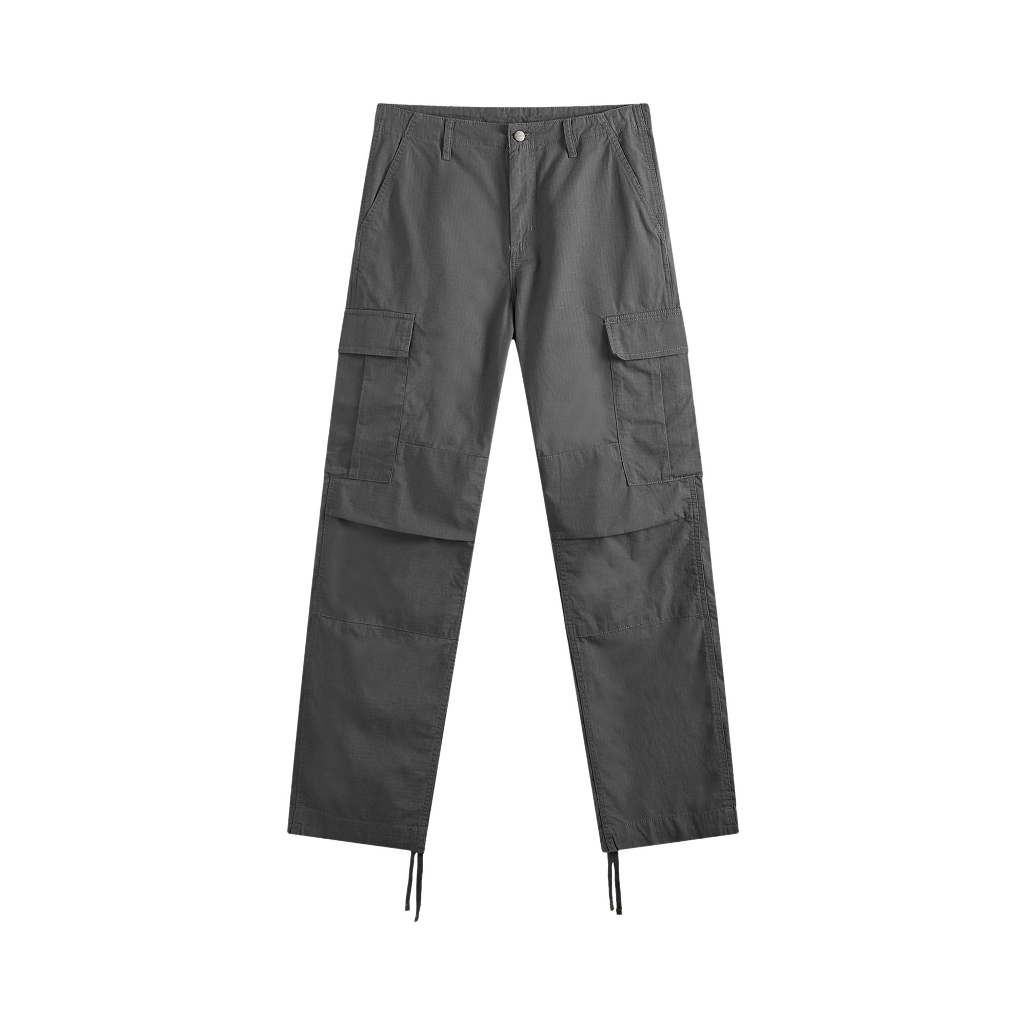 Pre-owned Carhartt Wip Regular Cargo Pants 'graphite (rinsed)' | Black | Men's Size 30