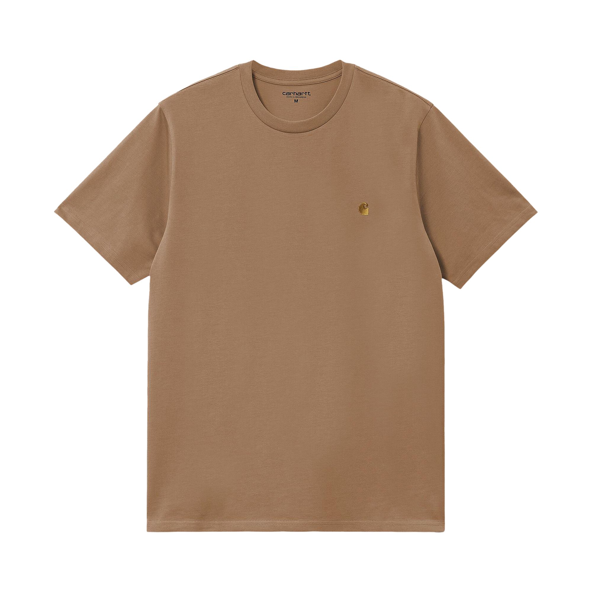 Carhartt WIP Chase T-Shirt 'Peanut/Gold' | Brown | Men's Size S
