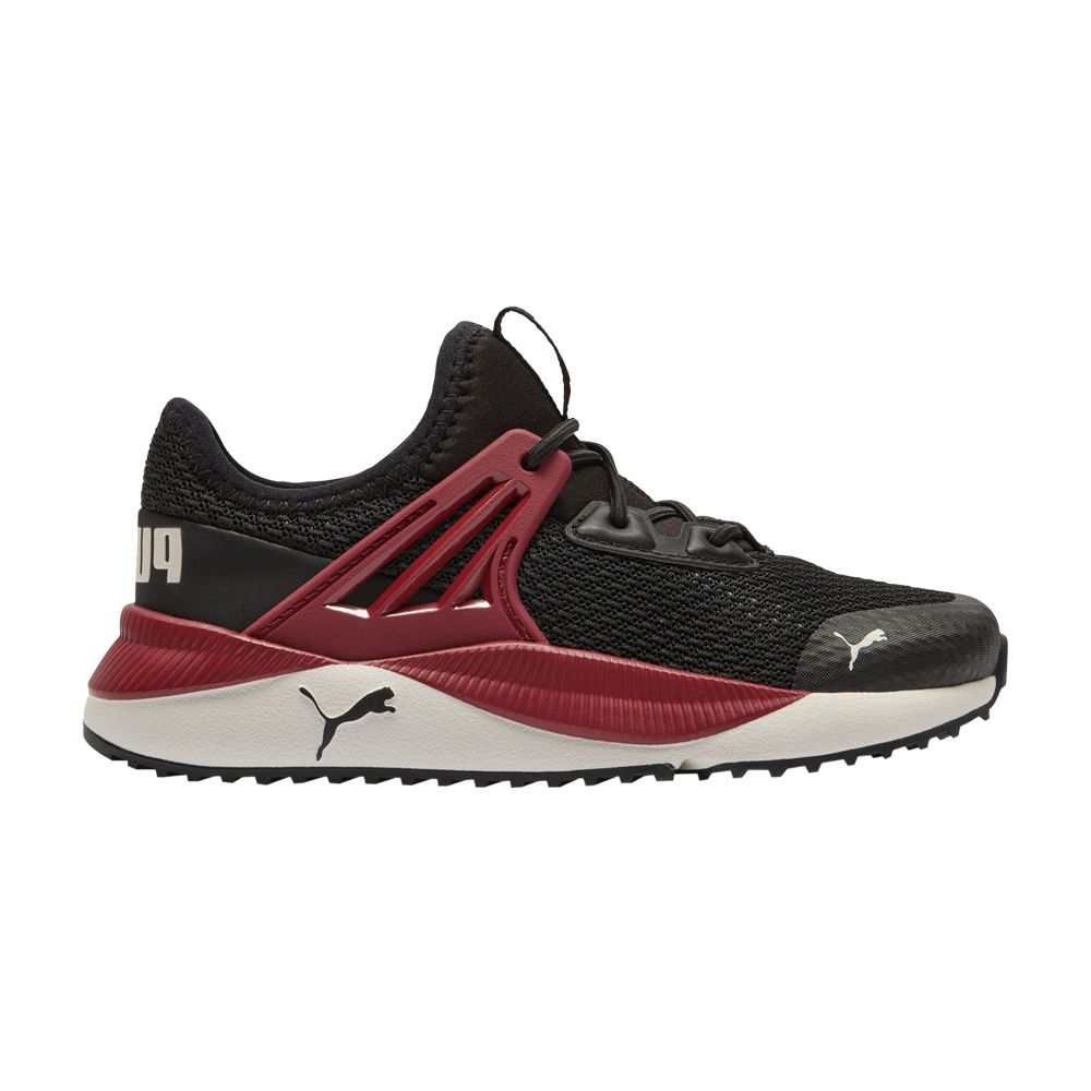 Pre-owned Puma Pacer Future Little Kid 'black Intense Red' | Kid's Size 2