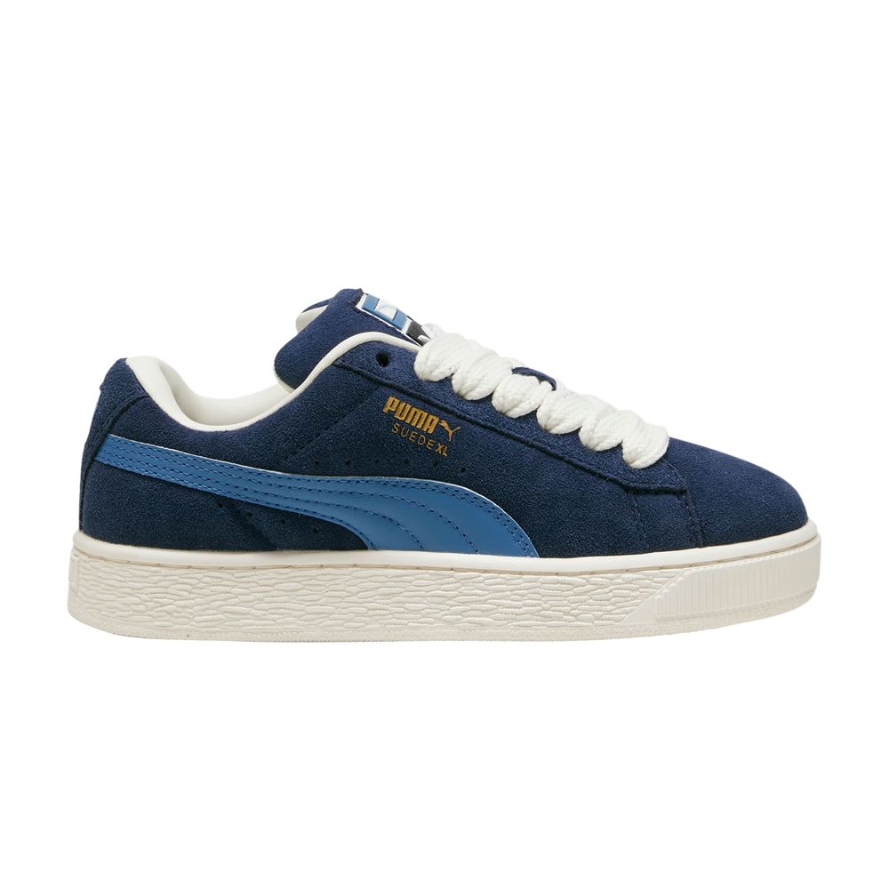 Pre-owned Puma Suede Xl Big Kid 'club Navy Blue Horizon' | Kid's Size 7
