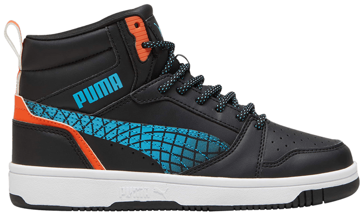 Puma Rebound V6 Mid Big Kid Techie Bud