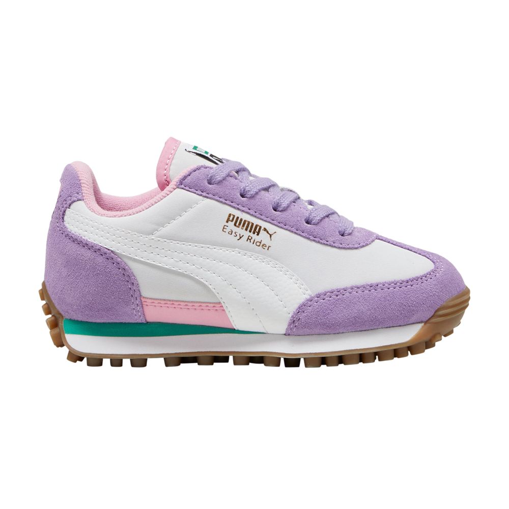Pre-owned Puma Easy Rider Little Kid 'silver Mist' | Purple | Kid's Size 2