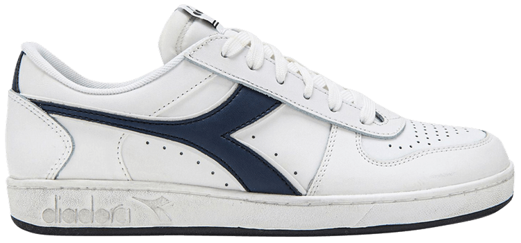 Diadora Magic Basket Low Icona White Blue Caspian Sea
