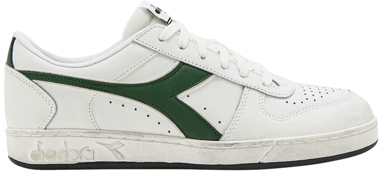 Diadora Magic Basket Low Icona White Fogliage Green