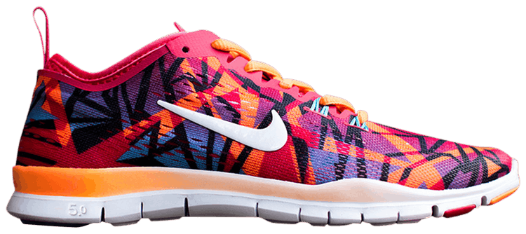 Nike Wmns Free 50 Trainer Fit 4 Print Geranium