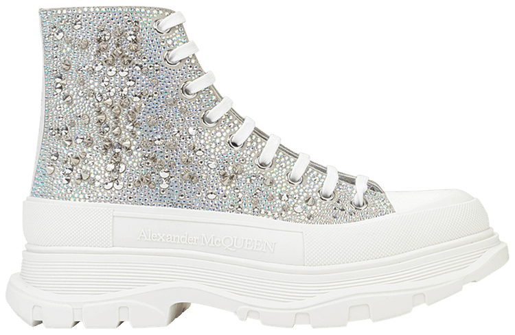 Buy Alexander McQueen Tread Slick Boot 'Spike Rhinestone