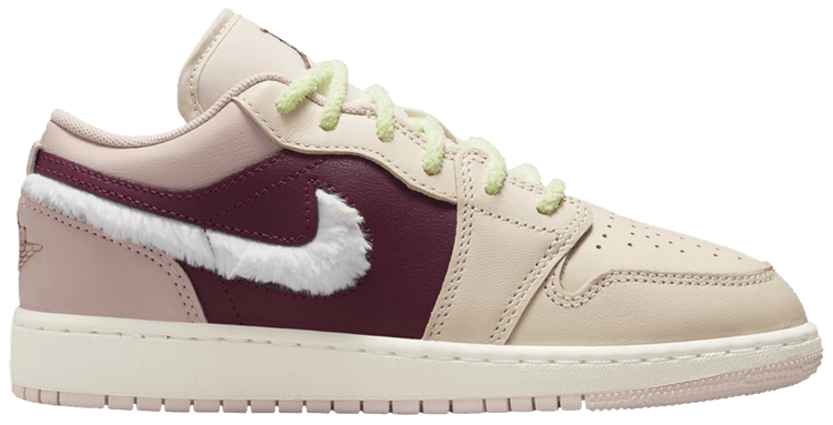 Buy Air Jordan 1 Low SE GS Fur Swoosh FZ3928 200 GOAT