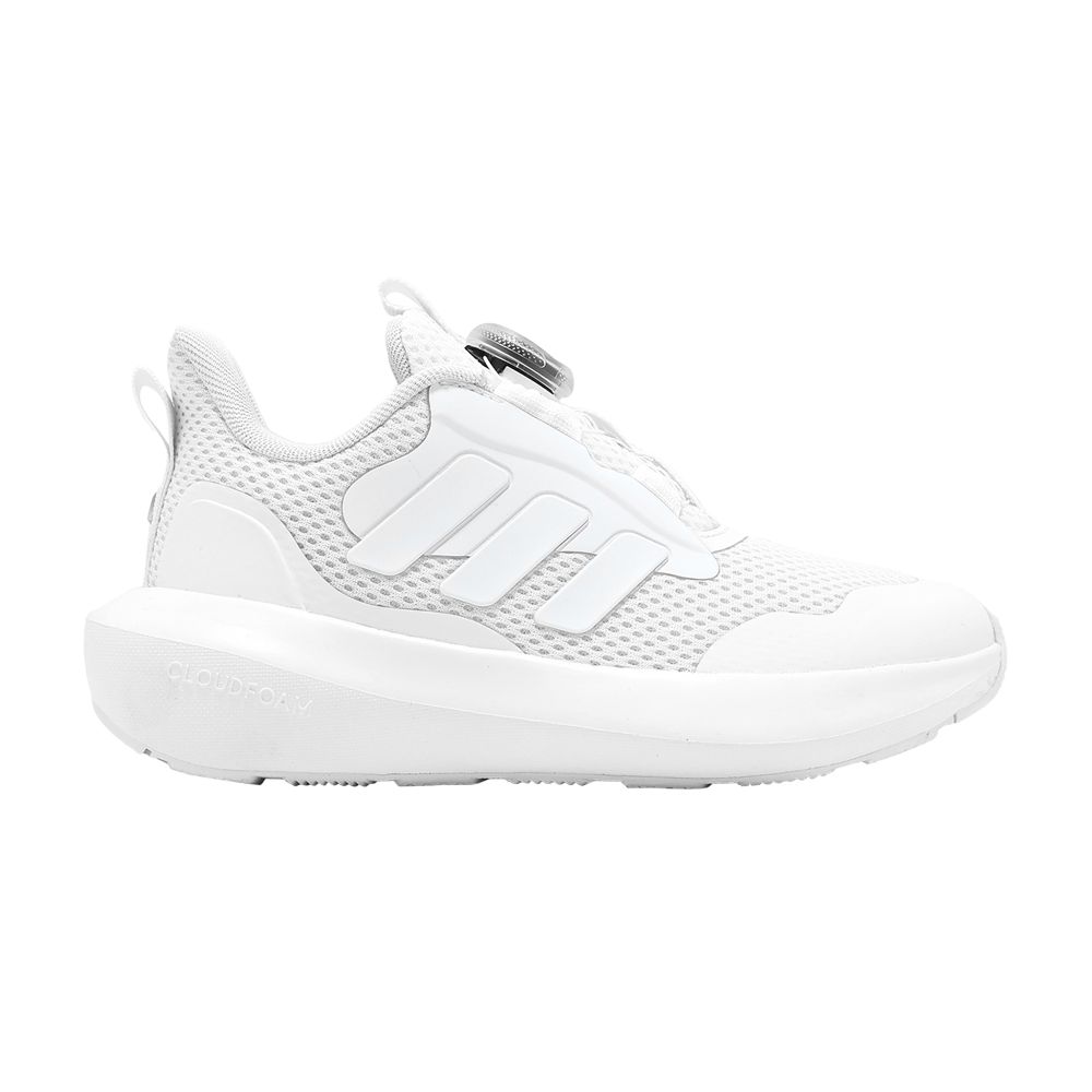 Pre-owned Adidas Originals Adidas Fortarun 3.0 Boa K 'triple White' | Kid's Size 13.5