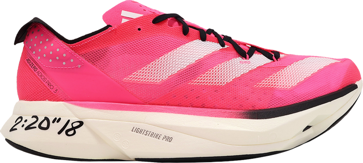 Adizero Adios Pro 3 Lucid Pink