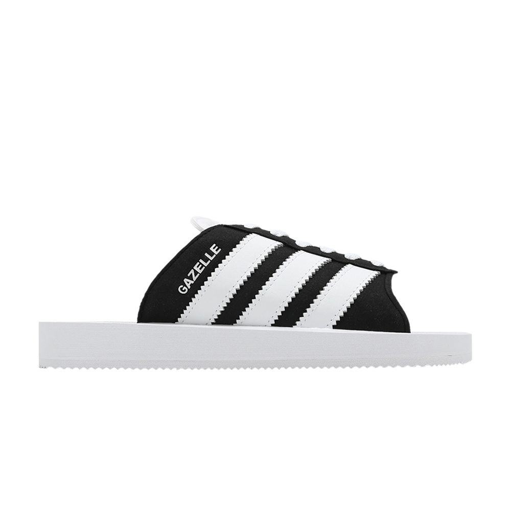 adidas Wmns Gazelle Beach Slides 'Black White' | Women's Size 9